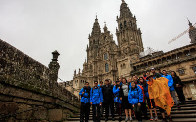 The participants of the project ‘Linking university knowledge on the Camino’ arrive in Compostela for the final academic meeting