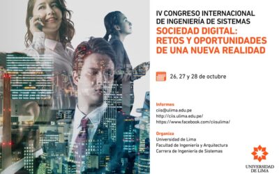 La Universidad de Lima organiza el Congreso internacional ‘Sociedad digital: retos y oportunidades de una nueva realidad’